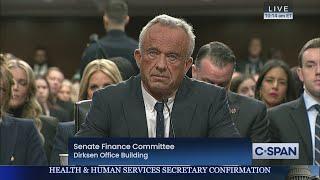 Robert F. Kennedy, Jr. Senate Confirmation Hearing to be Secretary of Health & Human Services