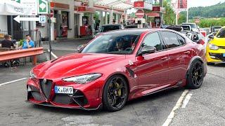 Alfa Romeo Giulia GTAm - Acceleration SOUND at the Nurburgring!