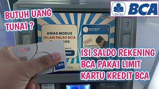 CARA MEMINDAHKAN LIMIT KARTU KREDIT BCA KE REKENING BCA