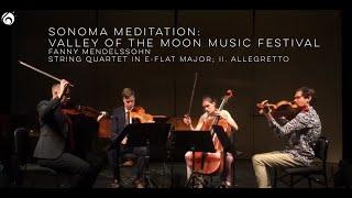 Valley of the Moon Music Festival: String Quartet in E-flat Major; II. Allegretto