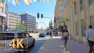 Luxembourg City  Street Walk | 4K | Summer Travel Europe Tour | Virtual Walking | Luxemburg 2022