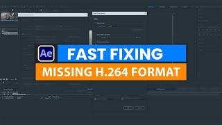 How to fix the Missing H.264 format in After effects CC | Fast Render | Fxmuni