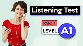 A1 Listening Test - Part 1 | English Listening Test