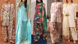 40+Very Stylish Same Print  Farahi Shalwar Kameez Designs For Summer 2025 || Trending Salwar Designs