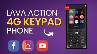 Lava Action 4G Feature Phone Review | Best 4G Keypad Phone in 2024 | Review Firm