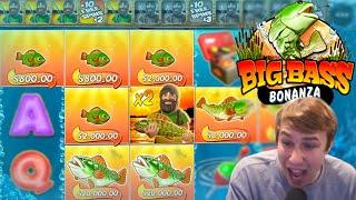 BIG BASS BONANZA SLOT BONUSES WONT STOP PAYING!