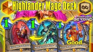 New Highlander Control Mage 4.0 Deck Is Actually So Cool At The Great Dark Beyond | Hearthstone