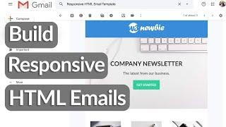 Build Responsive HTML Email Templates with HTML Tables & CSS