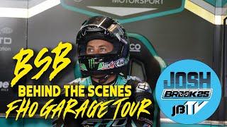 Superbike garage tour… Josh Brookes FHO BMW M1000RR