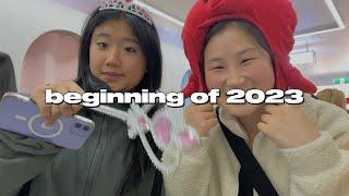 s4 vlog beginning of 2023; writing a letter to my future self, meeting friends!