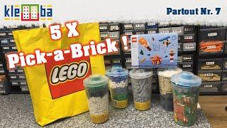 Mein ERSTES MAL! 5 Pick-a-Brick Becher - lohnt das? | Partout Nr. 7 - Klemmba (Deutsch)