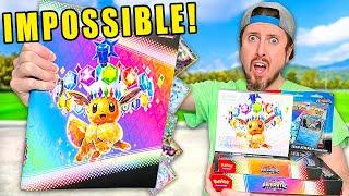 Opening EVERY Prismatic Evolutions Pack to Build My Pokémon Binder!