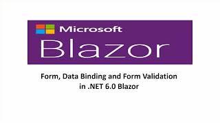 Blazor Form Validation