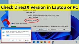 How to Check DirectX Version in Windows 11/10