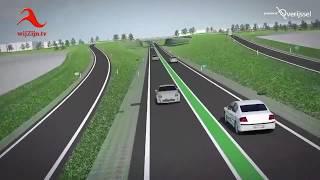 Hardenberg: animatie vernieuwde N34 Overijssel