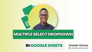 How to create a multiple-selection drop-down in google sheet