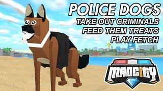 СОБАЧЬЕ ОБНОВЛЕНИЕ!Супер умилительные собаки против преступности в городе Mad City.Roblox.