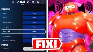 HOW TO FIX GAME CHAT AUDIO IN FORTNITE CHAPTER 6! (Voice Chat Not Working)