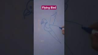 Easy flying parrot drawing  #viral #shortfeed #diy #yts #drawing #parrot #shorts #alphabetart #k