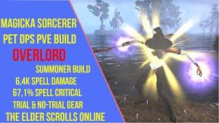 ESO Magicka Sorcerer DPS PVE Build(Pet) - Overlord -  High Isle