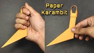 How to make a Paper Karambit | Origami Karambit Knife | Paper Craft | How To Make a Paper Knife