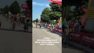 L’allievo Riccardo Benozzato (Borgo Molino Vigna Fiorita) vince a Codogné #bicitv