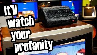 This TV gadget censors bad words with 1980's tech