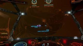 Elite Dangerous: Trying a support role for Titan bombing (highlights)