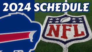 2024 BILLS SCHEDULE RELEASE: Tough Start, Light Finish