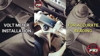 Paano maginstall ng Voltmeter sa motorsiklo #youtube  #youtuber  #diy  #voltmeter   #tutorials