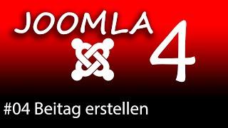 Joomla 4 - unseren ersten Beitrag erstellen - Homepage erstellen mit Joomla!4 - Tutorialgarage.com