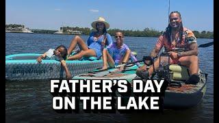 Dad's Day Flexin' at the Lake! Family Love 