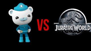 Captain barnacles vs jurassic world