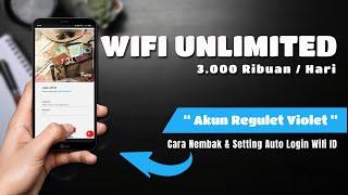 Nembak Wifi ID Di Rumah Dengan Mikrotik - Setting Auto Login Akun Violet Terbaru