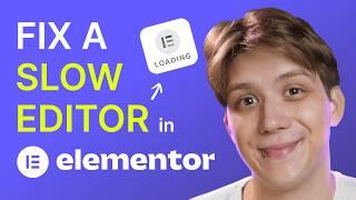 The FIRST Thing You Should Try if Your Elementor Editor Is Slow, Not Loading or Being Unresponsive