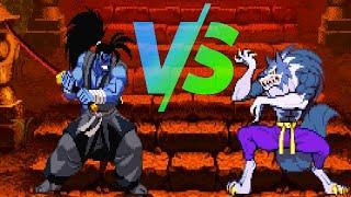 Rematch!!! Jon Talbain "Gallon" VS Rasetsumaru Mugen Darkstalkers VS Samurai Shodown