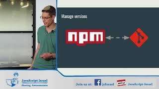 Version Management with NPM (Hebrew)