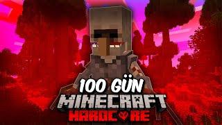 Minecraft Hardcore'da ZOMBİ SALGININDA 100 Gün Hayatta Kalmak...