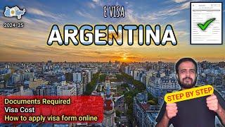 Argentina E visa 2024  | How to Apply Argentina E visa form Online | Argentina Tourist visa.