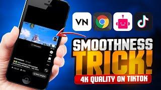 Smoothness Trick  || Upload Smoothness Video on TikTok  With 4K Quality || SheetaBlack