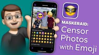 Easily Censor Photos with Emoji using MaskerAid