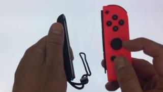 How to remove the Nintendo Switch Joy Con Wrist Strap (unstick from upside down position)