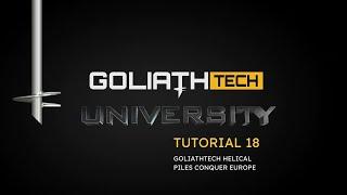 TUTORIAL #18 - GoliathTech Helical piles Conquer Europe
