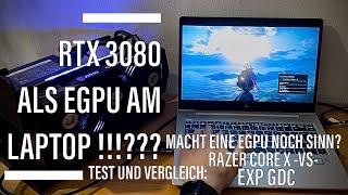RTX 3080 als eGPU am Laptop??? Macht eine eGPU noch Sinn? Test und Vergleich USB-C vs EXP GDC BEAST