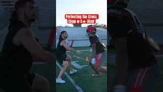 Perfecting the Cross Chop Technique #football