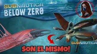 LOS LEVIATANES de Subnautica y Below Zero SON IGUALES!? Increíbles parecidos LaVelociBlue