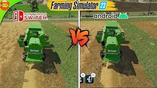 FS23 Android vs FS23 Nintendo Switch! Graphics Comparison Farming Simulator 23