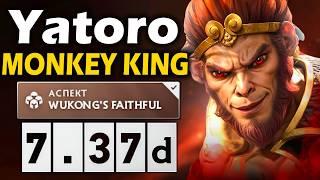 Яторо на Манки Кинге, Вернулся в Мету?! - Yatoro Monkey King 7.37 ДОТА 2