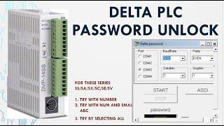 delta plc unlock | delta plc password unlock software | delta plc password |delta plc program upload