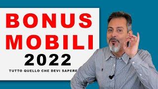 BONUS MOBILI 2022! Come risparmiare 5.000€ sull'arredamento di casa spiegato semplice semplice!